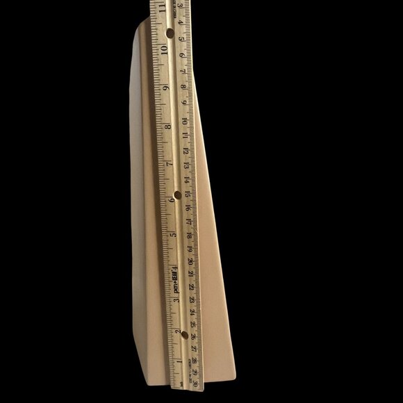 Vintage Modernist Tan Geometric Vase By Toyo Japan - Picture 4 of 7